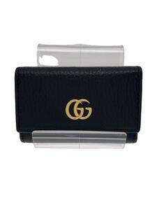 GUCCI◆キーケース/-/BLK/レディース/456118・0959/6連