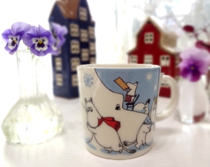 希少◆廃盤 ARABIA / アラビア 2011 クリスマス ムーミン マグカップ ウィンター moomin winter X