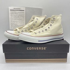 【25cm】新品 CONVERSE ALL STAR HI WHITE コンバース オールスター ハイカット ホワイト インドネシア製 (M9162) 2355