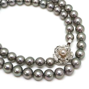 ◆アコヤ本真珠ネックレス◆A 約30.3g 約42.5cm 約6.5-7.0mm珠 pearl パール jewelry necklace ジュエリー DC0/DH0