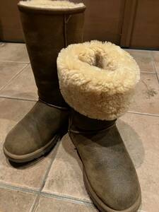 UGG アグ ムートン ブーツ 23cm ロングブーツ USED