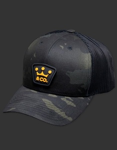 Scotty Cameron - Crown & Co. - Multicam Retro Mesh Snapback Trucker - Black スコッティ キャメロン カモ柄 キャップ 帽子 新品