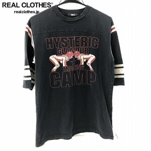 ☆HYSTERIC GLAMOUR/ヒステリックグラマー TRAINING CAMP PRINT TEE プリントTシャツ L /UPK