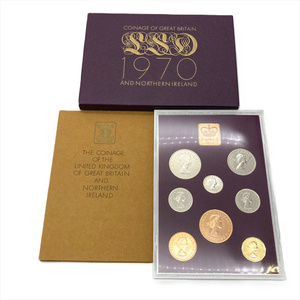 イギリス 北アイルランド プルーフコインセット COINAGE OF GREAT BRITAIN 1970 AND NORTHHERN IRELAND