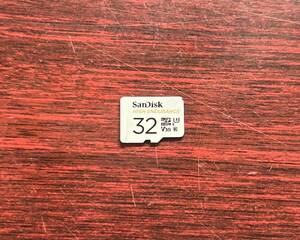 MicroSDカード　32GB SANDISK HIGH ENDURANCE