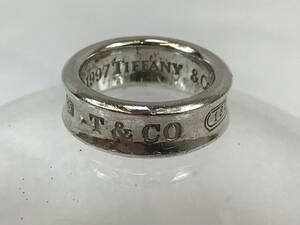 ☆【TIFFANY&Co.】ティファニー 1837 リング シルバー925　8号　指輪　中古