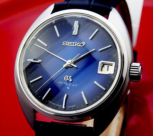 GRAND SEIKO グランド セイコー HI-BEAT 4522-7010 Steel Blue Gradation Dial メンズ 手巻き(美品、OH済み ) / 36mm