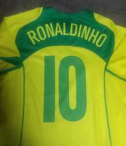 値下げ交渉 2004-05年 ブラジル代表 ロナウジーニョ NIKE MADE IN BRAZIL 検/BRASIL SELECAO R10 RONALDINHO WORLD CUP ワールドカップ Y2K