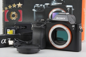 【中古】SONY ソニー α7 ILCE-7 ミラーレス一眼カメラ シャッター回数僅少 元箱付き