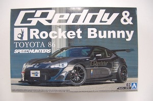 A 1/24スケール　ZN6 トヨタ86 ’12　GREDDY&ROCKET BUNNY VOLK RACING ver.　プラモデル　アオシマ　プラモ