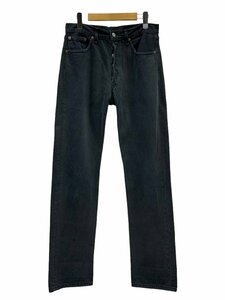 Levi’s (リーバイス) 501 デニム ジーンズ パンツ ボタン裏275 501-0121 99年製 ユーロ W32 L34 裾上げ有 黒 メンズ /036