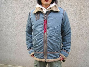 ２新品■アルファ RETAINER JKT(B-3) ガンメタ