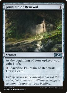 MTG ■無/英語版■ 《更生の泉/Fountain of Renewal》 基本セット2019 M19