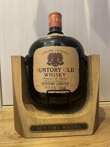 未開栓 SUNTORY WHISKY OLD サントリー オールド ウイスキー 特級　ボトル 4000ml 43% 台座付き 