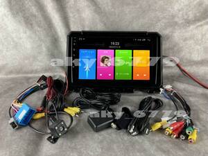 9インチ JB64 JB74 ジムニー 専用 パネル iPhone CarPlay 画質 アンドロイド ナビ ディスプレイオーディオ 新品 バックカメラ付 2GB/32GB