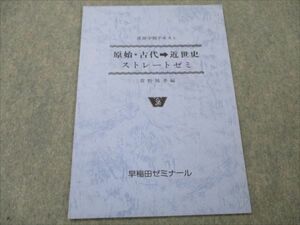 VG19-113 早稲田ゼミナール 直前学期テキスト 原始・古代 近世史 ストレートゼミ 【絶版・希少本】未使用 1986 菅野祐孝 02s9D