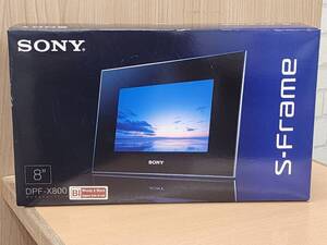 5029 R60904　未使用　SONY ソニー　デジタルフォトフレーム　S-Frame　8型　2GB　DPF-X800/BI　ウッディー＆ブラック