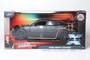 【アウトレット】JADA TOYS 1/24 ワイルドスピード ダッヂ チャージャー SRT8 2006 ドム マットブラック F&F DOM