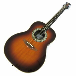 091s☆Ovation オベーション 1621 サンバースト 1979年製 エレアコ エレクトリック・アコースティックギター ※中古