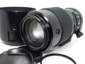 ★新品級★ FUJIFILM フジフィルム FUJINON GF 250mm F4 R LM OIS WR 前後キャップフード付属 #F108