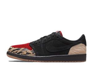 Sole Fly Nike Air Jordan 1 Low "Black and Sport Red" 25cm DN3400-001