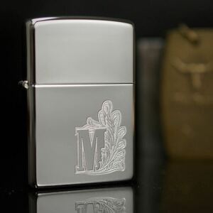 【 特別出品 】1円スタート 未使用 2008年 Marlboro Zippo マールボロジッポー ChromePlating キーホルダー付