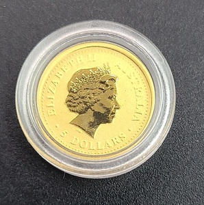 K24 純金 金貨 コイン カンガルー金貨 ナゲット金貨 2005 オーストラリア 1/20オンス 9999 GOLD 地金 資産 カプセル