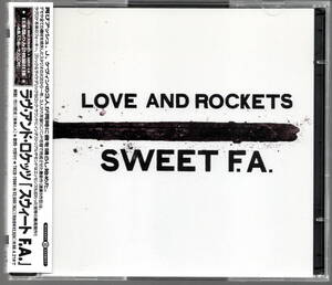 LOVE AND ROCKETS ラヴ・アンド・ロケッツ／SWEET F.A.　スウィートF.A. 国内盤のみの2枚組（ボーナスＣＤ)　帯付き良品 