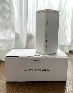 【中古　美品】Speed Wi-Fi Home 5G L12