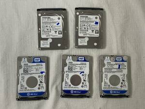 ★SATA　2.5インチ　320GBハードディスク5個まとめて！