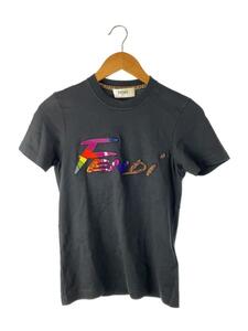 FENDI◆Tシャツ/XXS/コットン/BLK/FS7254 AHLS