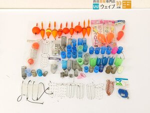 マルシン漁具 サビキウキ 龍心12号・カイコー リングアミトカシ 小 他 計79点 サビキウキ サビキカゴ セット