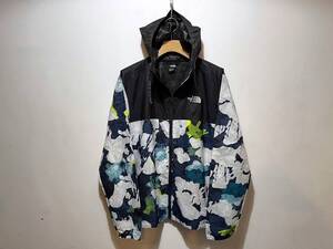 送料￥385 新品 正規品 USA限定 The North Face ザ ノースフェイス US-L ロゴプリント Cyclon Jacket 3 ナイロンジャケット