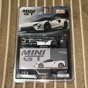 【1円スタート】MINI GT 1/64 McLaren Artura Ice Silver LHD(チェイス)