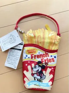 【ディズニーリゾート】 ミッキー ミニー フライドポテト ポーチ タグ付き