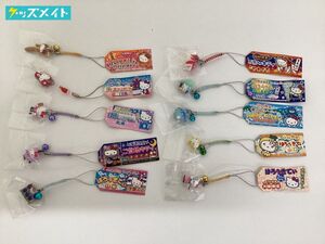 【現状】サンリオ ご当地ハローキティ 根付けストラップ 山口 大阪 長崎 他 計10点 /Sanrio