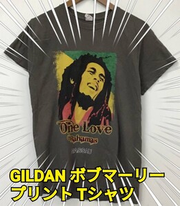 GILDAN ボブ・マーリーTシャツМサイズ