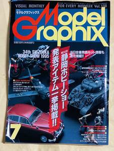 月刊モデルグラフィックス　1995年7月号　Vol.128　静岡ホビーショー　ガンダム　ウルトラマン　ガメラ他　大日本絵画