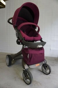 美品 北欧 ノルウェー STOKKE ストッケ XPLORY エクスプローリー 20万 幼児 ベビーカー 両対面式 4輪 レインカバー 付属品多数 アクタス