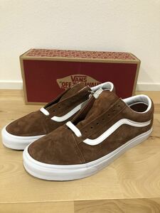 vans バンズ　オールドスクール　オールスエード ライトブラウン　撥水　29cm