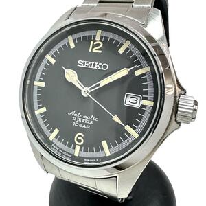 SEIKO/セイコー 4R35-02R0 TiCTAC35周年記念コラボ セイコー×チックタック 腕時計 ステンレス 自動巻き 黒文字盤 メンズ