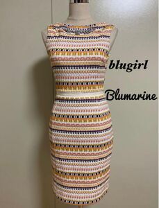 blugirl Blumarine ノースリーブ ひざ丈ワンピース