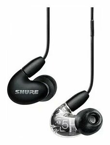 即決◆新品◆送料無料SHURE SE53BABK+UNI-A / AONIC 5 有線タイプ 高遮音性イヤホン/ブラック イヤフォン マイク・リモコン付