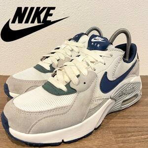 NIKE AIR MAX EXCEE ナイキ エア マックス エクシー ホワイトネイビー レディース FZ3593-133 ローカットスニーカー カジュアル 23cm 