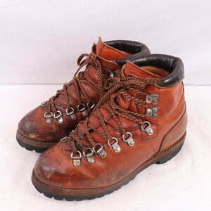 レッドウィング 9 D / ～27.0cm 位 マウンテンブーツ トレッキング ブラウン RED WING USA製 ヴィンテージ メンズ 中古 eb1490