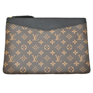 ［飯能本店］LOUIS VUITTON LV ルイ・ヴィトン デイリーポーチ M62048(廃番) セカンドバッグ モノグラムマカサー ブラウン DH84318