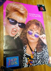 英国 1992 BBC Absolutely Fabulous『アブソリュートリー・ファビュラス』ポスター 