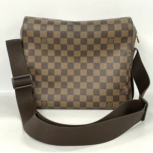 【5N29】1円スタート LOUIS VUITTON / SR1016 ルイヴィトン ダミエ エベヌ ナヴィグリオ ショルダーバッグ 斜め掛け ブラウン 