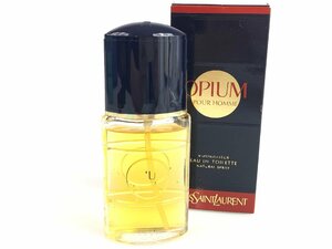 イヴ・サンローラン　Yves Saint Laurent　YSL　オピウム　OPIUM　プールオム　オードトワレ　スプレー　30ml　残量：9割　YK-5495