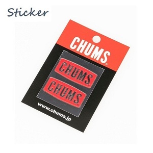 Sticker Chums Logo Emboss Red 新品 ステッカー CH62-1125